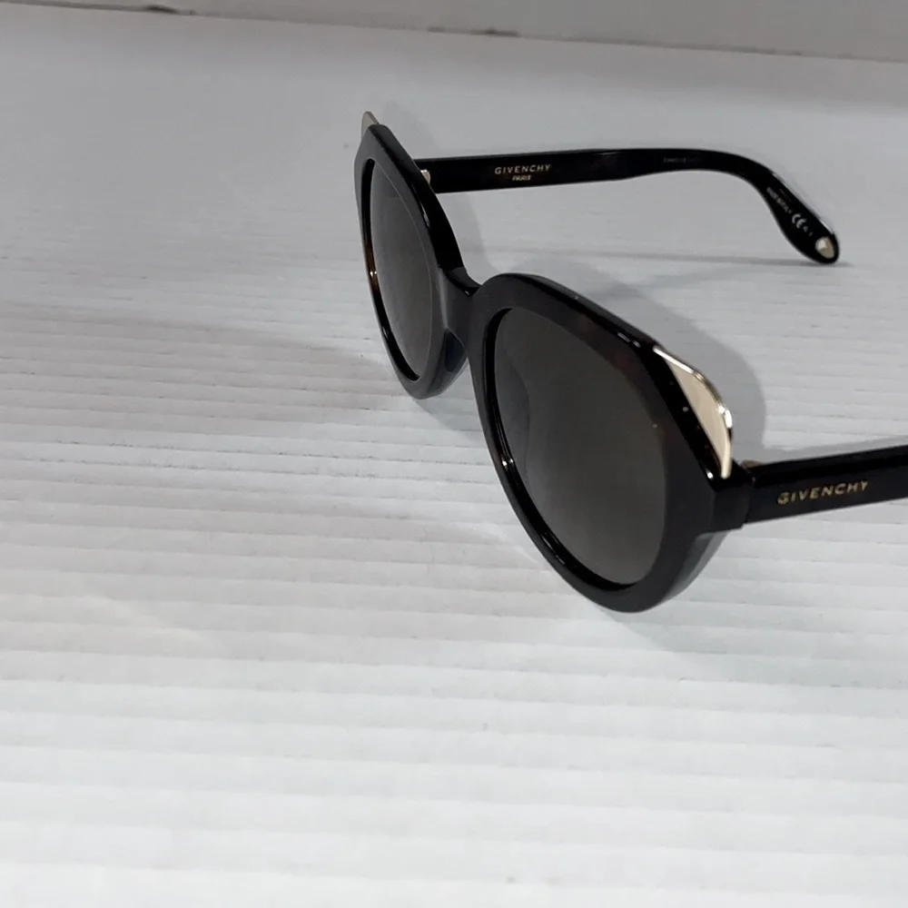 Givenchy oversized tortoise gold sunglasses Havana brown woman’s - Picture 11 of 17